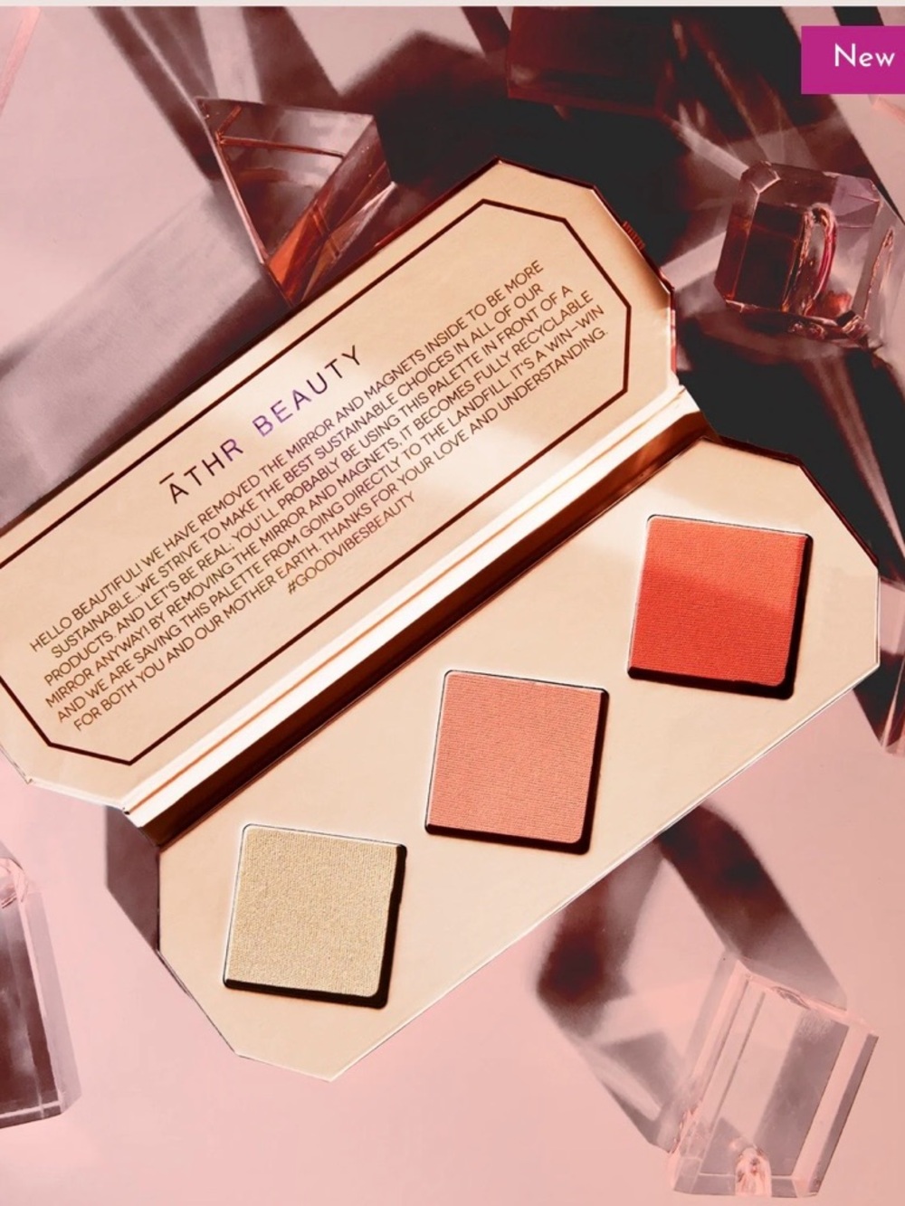 ATHR BEAUTY CRYSTAL CHARGED CHEEK PALETTE